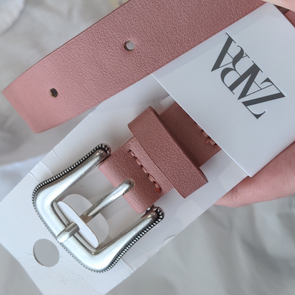 Pink cowgirl belt